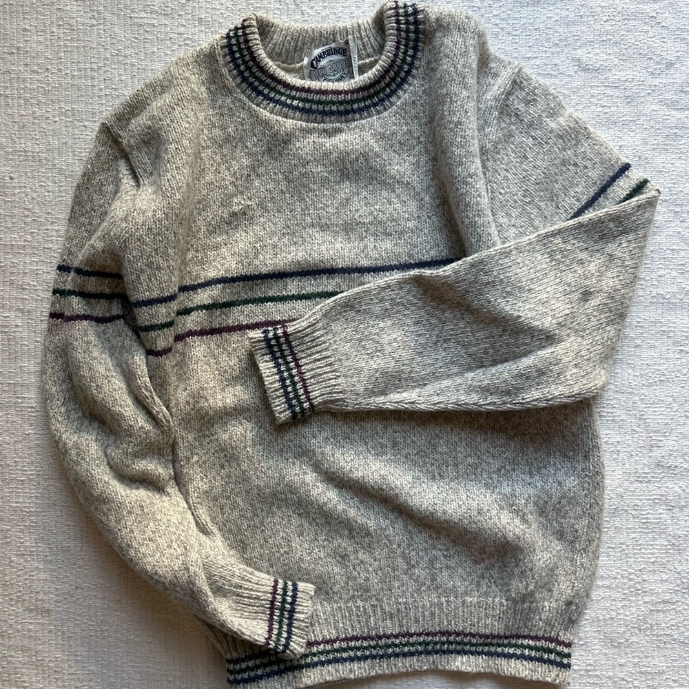 VINTAGE - Gray Wool Sweater